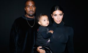 Kanye West & Kim Kardashian Attend March For Our Lives Event With Daughter North